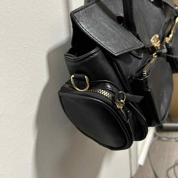 Biker style handbag - Picture 4 of 5